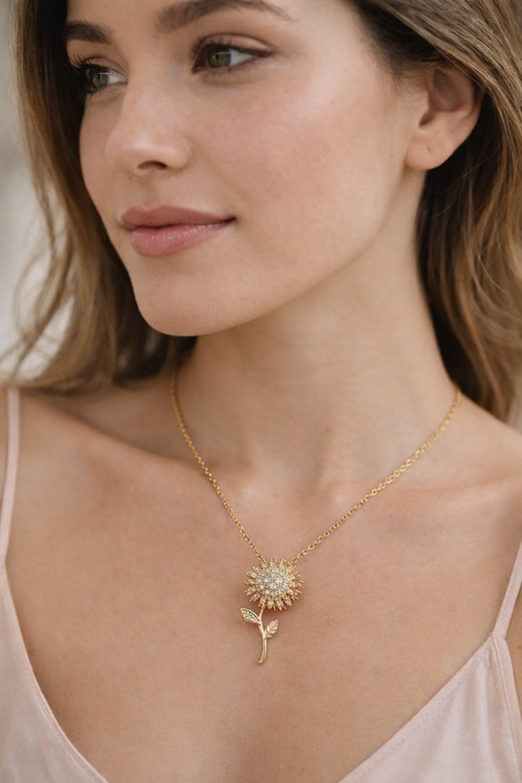 Collar de girasol