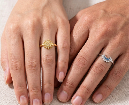 ANILLOS SOL Y LUNA