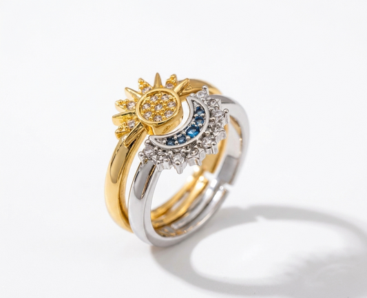 ANILLOS SOL Y LUNA