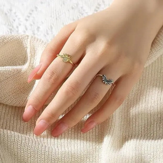 ANILLOS SOL Y LUNA