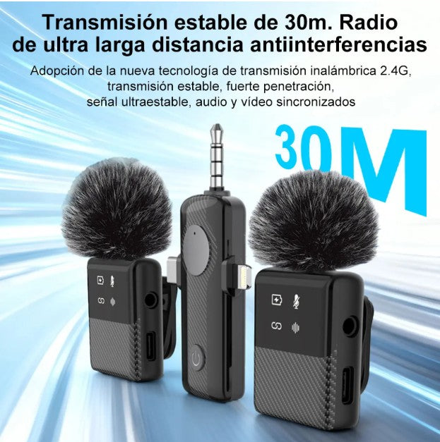 KIT DE MICROFONOS INALAMBRICOS